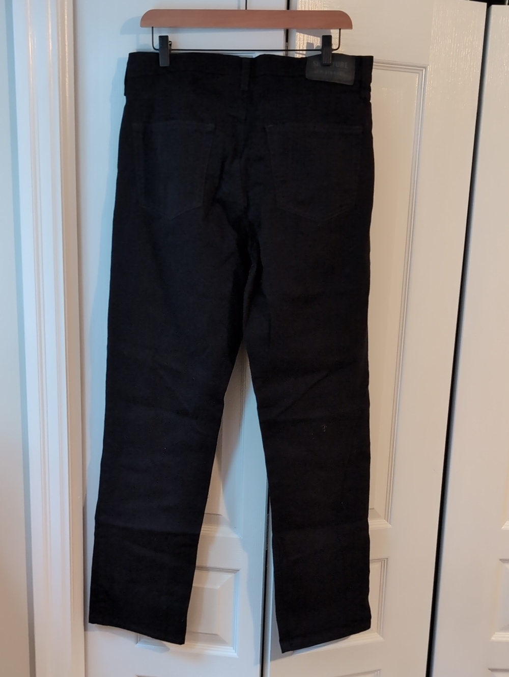 Levi Strauss Signature Athletic Fit Black Jeans 34x34 - Picture 5 of 5
